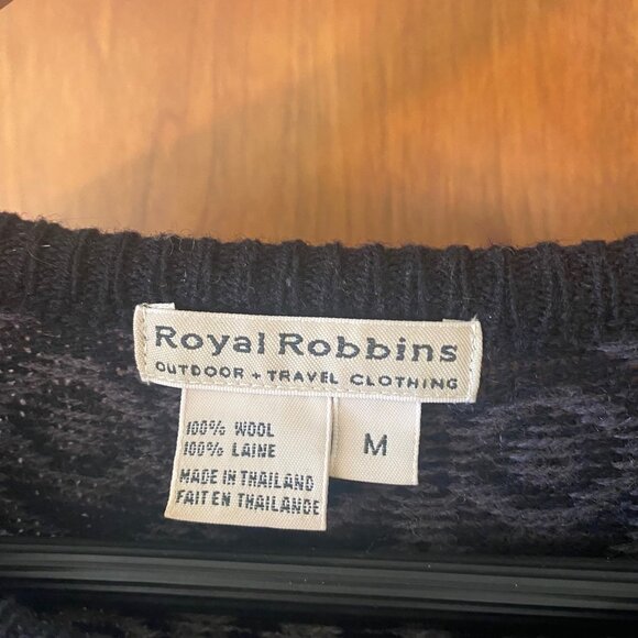 Royal Robbins Washable Wool Size Medium Women’s Patterned Sweater - Picture 2 of 4